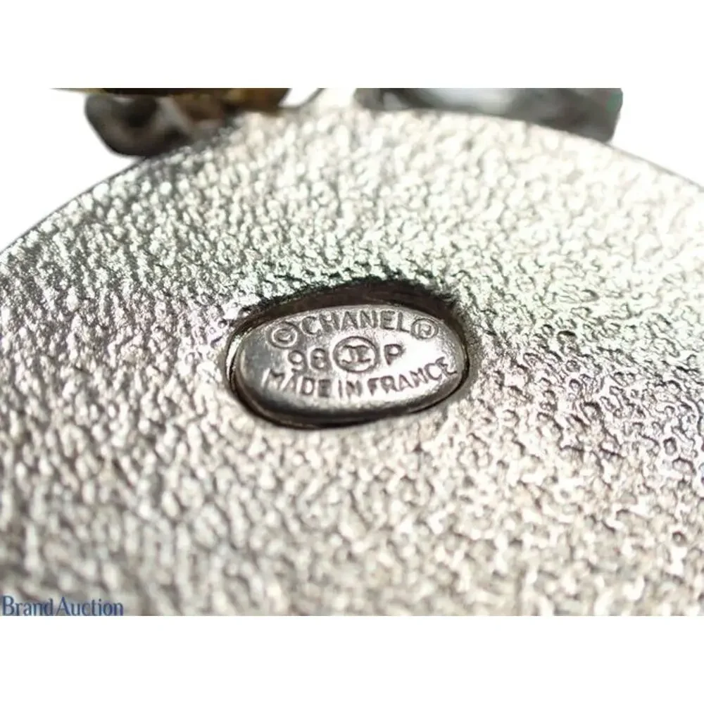 7246 - Chanel Coco Round Necklace Silver And Gold